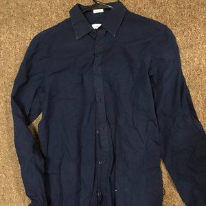 Calvin Klein Striped Button Up Shirt